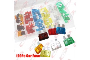 120PC Trucks SUV'S Auto Fuses Assorted Color Coded Car Fuse
